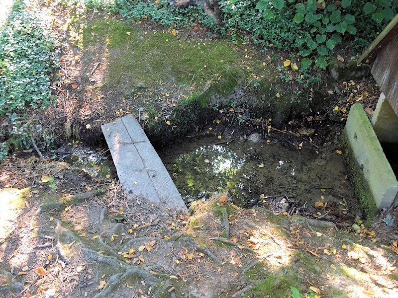 Oprava studánky U pána Krista