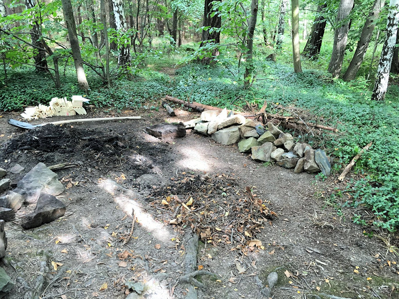 Oprava studánky U pána Krista