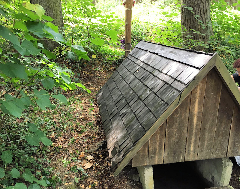 Oprava studánky U pána Krista