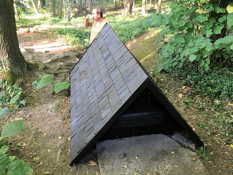 Oprava studánky U pána Krista